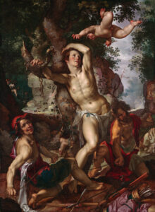 Joachim Wtewael, The Martyrdom of Saint Sebastian, 1600 Oil on canvas, 66.62 x 49.25 in The Nelson-Atkins Museum of Art, Kansas City, Missouri