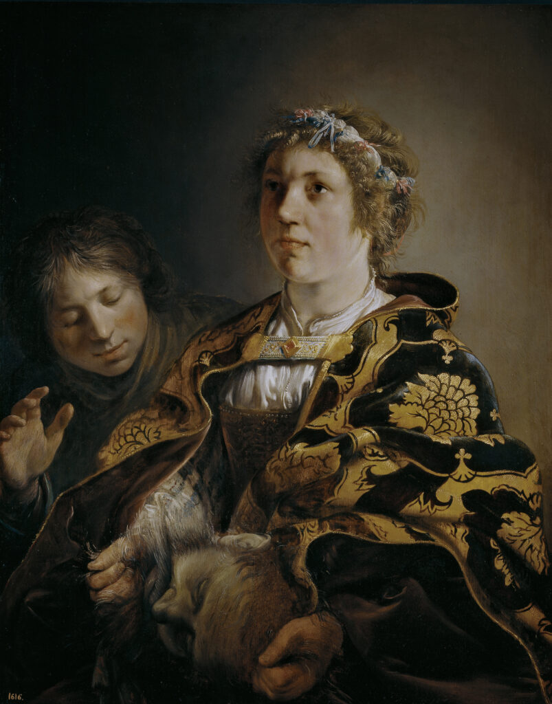 Salomon de Bray, Judith with the Head of Holophernes, 1636 Oil on panel, 35 x 28 in Museo del Prado, Madrid