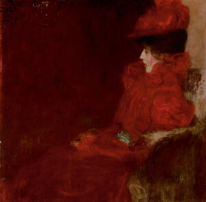 Gustav Klimt, Woman in an Armchair, 1897 Oil on board, 20 1/2 by 20 1/2 in Private collection