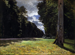 Claude Monet, Pavé de Chailly in the Fontainebleau Forest, 1865 Oil on canvas, 38.1 x 51.3 in Ordrupgaard, Copenhagen