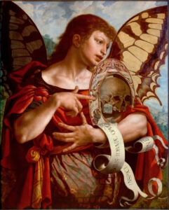 Jan Sanders van Hemessen, Vanitas, between circa 1535 and circa 1540 Oil on wood, 35.4 x 28.7 in Palais des Beaux-Arts de Lille, France