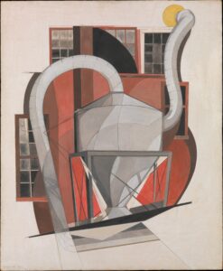 Charles Demuth, Machinery, 1920 Gouache and graphite on paperboard, 24 x 19 7/8 in Metropolitan Museum of Art, New York