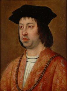 Michel Sittow, Ferdinand II of Aragon, the Catholic,late 15th century / early 16th century Oil on panel, 11.4 x 8.7 in Kunsthistorisches Museum, Vienna