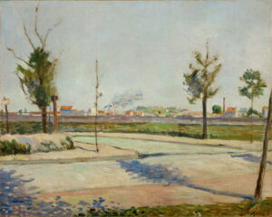 Paul Signac, Road to Gennevilliers, 1883 Oil on canvas, 28.7 x 36 in Musée d'Orsay, Paris