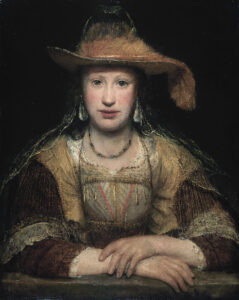Aert de Gelder, Portrait of a Young Woman, between 1680 and 1690 Oil on canvas, 26.3 x 20.9 in Art Institute of Chicago