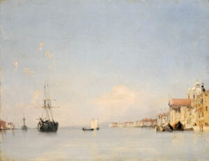 Richard Parkes Bonington, The Giudecca in Venice, 1826 Oil on board, 9.8 x 12.5 in Fondation Custodia, Paris