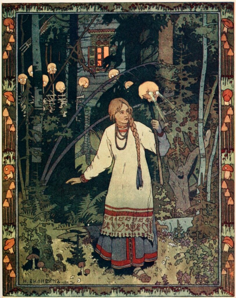 Ivan Yakovlevich Bilibin, Illustration for Vasilisa the Beautiful, 1899