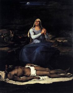 Sebastiano del Piombo, Pietà, between 1516 and 1517 Oil on panel, 106.2 x 88.5 in Museo Civico, Viterbo