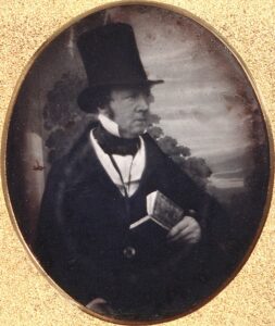 Daguerreotype portrait of William Henry Fox Talbot by Antoine Claudet, ca. 1844