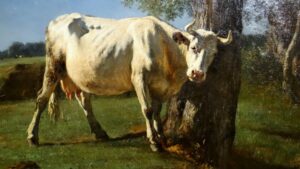 Constant Troyon, Cow Scratching, 1859 Oil on canvas, 44.4 x 57.2 in Musée d'Orsay, Paris