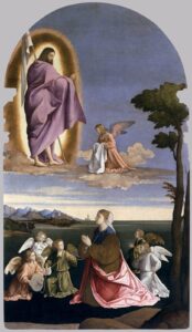 Vincenzo Catena, Santa Cristina Altarpiece, c. 1520 Oil on panel, 88.6 x 59.1 in Santa Maria Materdomini, Venice