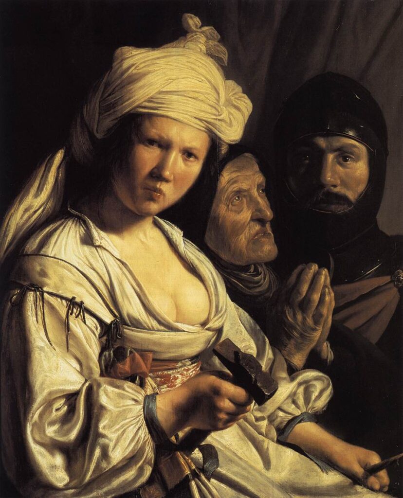 Salomon de Bray, Jael, Deborah and Barak, 1635 Oil on panel, 34.25 x 28.3 in Museum Catharijneconvent, Utrecht