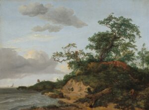 Jacob van Ruisdael, Dunes by the Sea, 1648 Oil on panel, 17.7 x 24 in National Gallery of Art, Washington, DC