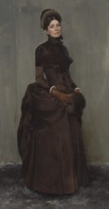 Frank Duveneck, Elizabeth Boott Duveneck, 1888 Oil on canvas, 64.7 x 34.7 in Cincinnati Art Museum