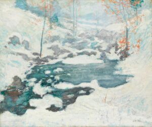 icebound John Henry Twachtman, Icebound, c. 1889 Oil on canvas, 25 5/16 × 30 3/16 in Art Institute of Chicago