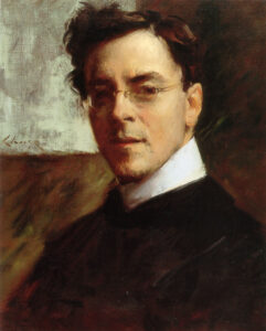 portrait-of-louis-betts William Merritt Chase, Portrait of Louis Betts Oil on canvas, 16 x 20 in Private Collection