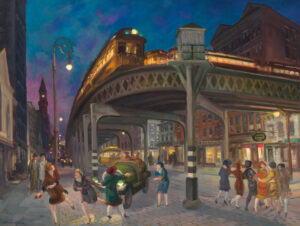 John Sloan,Sixth Avenue Elevated at Third Street, 1928 Oil on canvas, 30 × 40 1/8in Whitney Museum of American Art, New York