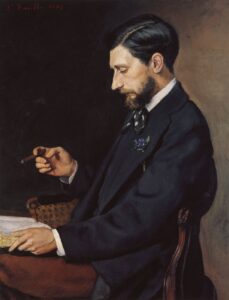 Frédéric Bazille, Portrait of Edmond Maître, 1869 Oil Unidentified location