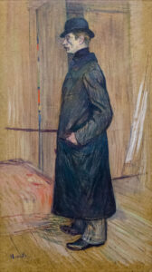 Henri de Toulouse-Lautrec, Gaston Bonnefoy Oil on board, 28 x 14.6 in Thyssen-Bornemisza Museum, Madrid
