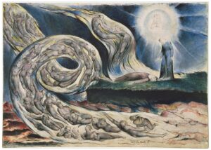 William Blake, The Lovers' Whirlwind, Francesca da Rimini and Paolo Malatesta, between 1824 and 1827 Pen, ink and watercolor Birmingham Museum and Art Gallery, UK