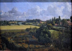John Constable, Golding Constable's Kitchen Garden, 1815 Oil on canvas, 12.9 x 20 in Ipswich Museum, UK