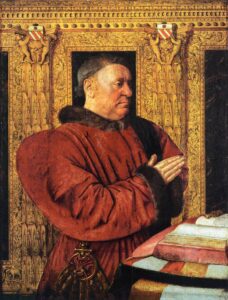 Jean Fouquet, Portrait of Guillaume Jouvenel des Ursins, circa 1460-1465 Oil on wood, 36.6 x 28.7 in Louvre Museum, Paris