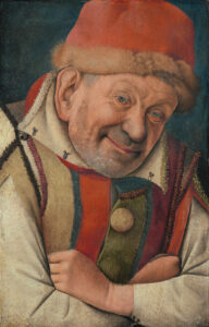 Jean Fouquet, Portrait of the Court Jester Gonella, 1447 Oil on panel, 14.1 x 9.4 in Art History Museum, Vienna