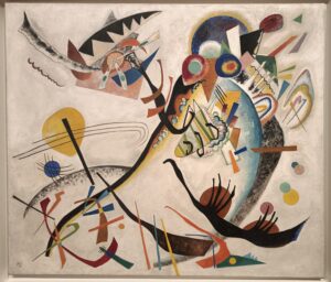 Vasily Vasilyevich Kandinsky, Blue segment, 1921 Oil on canvas Solomon R. Guggenheim Museum, New York