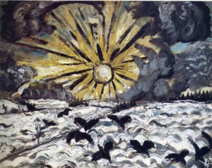Otto Dix, Sunrise, 1913 Oil on canvas, 20 x 26 in