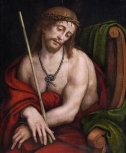 Giampietrino, Ecce Homo Oil on panel, 24.4 x 19.7 in Private collection