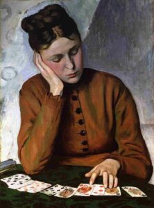 Frédéric Bazille, The Fortune Teller, 1869 Oil on canvas, 24 x 18 in Private collection