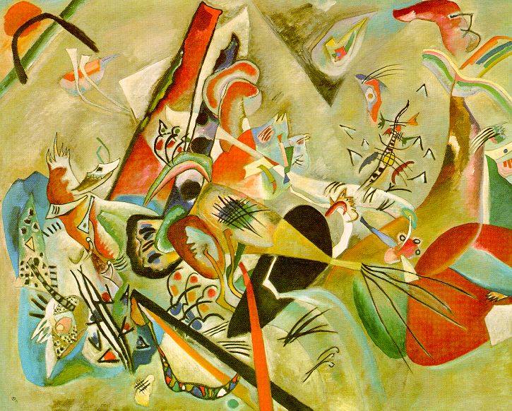 Vasily Vasilyevich Kandinsky, In Grey, 1919 Oil on canvas, 50.8 × 69.3 in Musee National Art Moderne, Centre Georges Pompidou, Paris