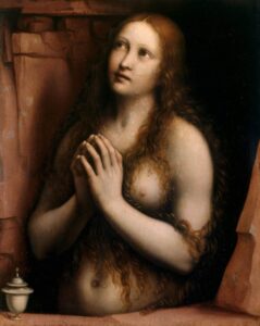 Giampietrino, Repentant Mary Magdalene Oil on panel, 19.3 x 15.4 in The Hermitage, St. Petersburg