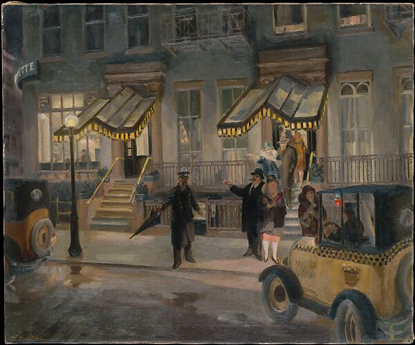 John Sloan, The Lafayette, 1927 Oil on canvas, 30.5 x 36.1 in Metropolitan Museum of Art, New York