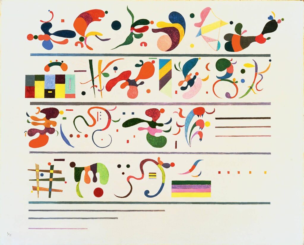 Vasily Vasilyevich Kandinsky, Succession, 1935 Oil on canvas, 31 7/8 x 39 3/8 in Phillips Collection, Washington DC