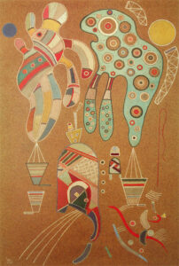 Vasily Vasilyevich Kandinsky, Untitled, 1941 Gouache, 18.9 × 12.3 in The Solomon R. Guggenheim Museum, New York