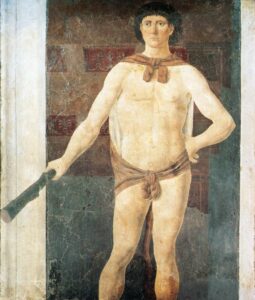 Piero della Francesca, Hercules, c. 1465 Fresco, 59.4 x 49.6 in Isabella Stewart Gardner Museum, Boston