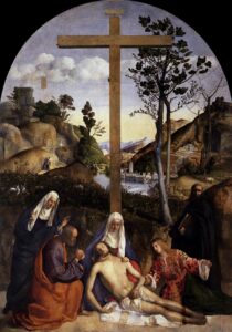 Giovanni Bellini, Lamentation over the Dead Christ, 1515-20 Oil on canvas, 17.5 x 12.3 in Gallerie dell'Accademia, Venice