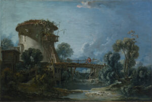 François Boucher, The Dovecote, 1758 Oil on canvas, 18 5/8 x 28 in Saint Louis Art Museum