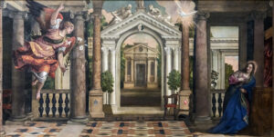 Paolo Veronese, Annunciation, 1578 Oil on canvas, 109.8 x 18 ft Gallerie dell'Accademia, Venice