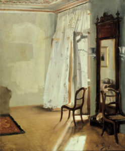 Adolph von Menzel, The Balcony Room, 1845 Oil on canvas, 22.8 x 18.5 in Alte Nationalgalerie, Berlin