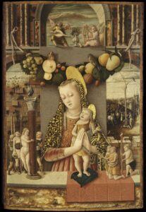 Carlo Crivelli, Madonna della Passione, 1460-1468 Tempera and gold on panel, 27.9 x 18.8 in Castelvecchio Museum, Verona, Italy