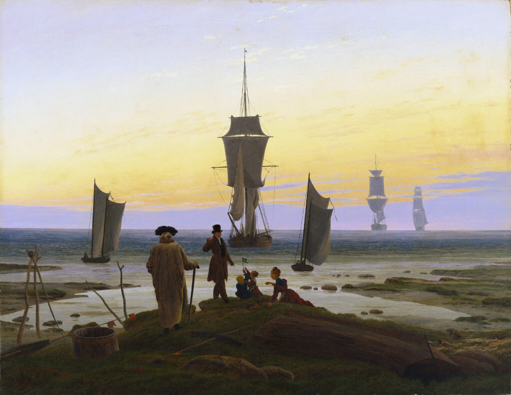 Caspar David Friedrich, The Stages of Life, c 1834 Oil on canvas, 28.5 x 37 in Museum der bildenden Künste, Leipzig