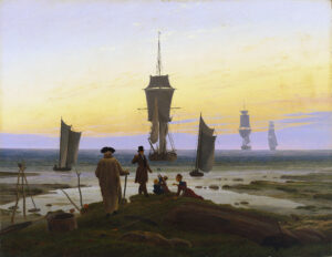Caspar David Friedrich, The Stages of Life, circa 1834 Oil on canvas, 28.5 x 37 in Museum der bildenden Künste, Leipzig, Germany
