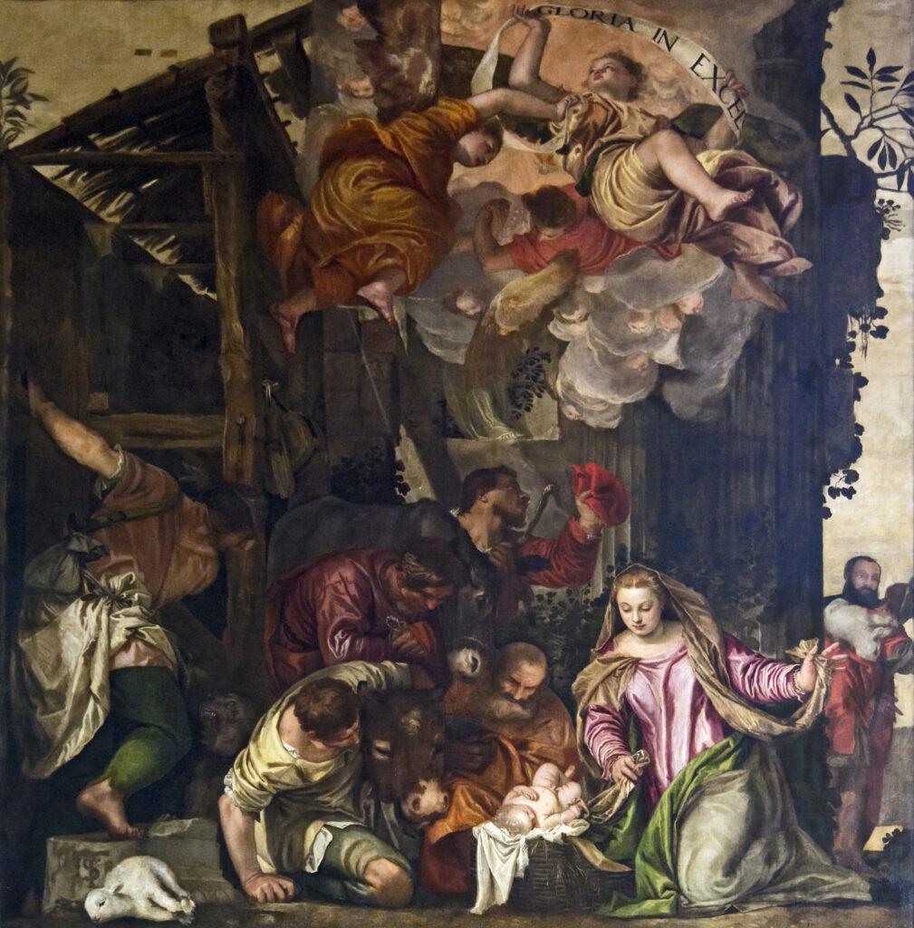 Paolo Veronese, Adoration of the Shepherds, c 1558 Oil on canvas Church of Saints Giovanni and Paolo, Venice