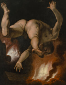 Cornelis van Haarlem, The Fall of Ixion (Ovid, Met. 4:461), circa 1588 Oil on canvas, 75.5 x 59.8 in Museum Boijmans Van Beuningen, Rotterdam