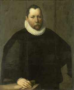 Cornelis van Haarlem, Portrait of Pieter Jansz. Kies, 1596 Oil on panel, 38.1 x 31.8 in Rijksmuseum, Amsterdam