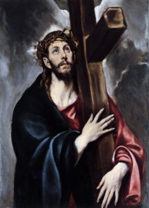 El Greco, Christ Carrying the Cross, 1580s Oil on canvas, 41.3 x 31.1 in Metropolitan Museum of Art, New York