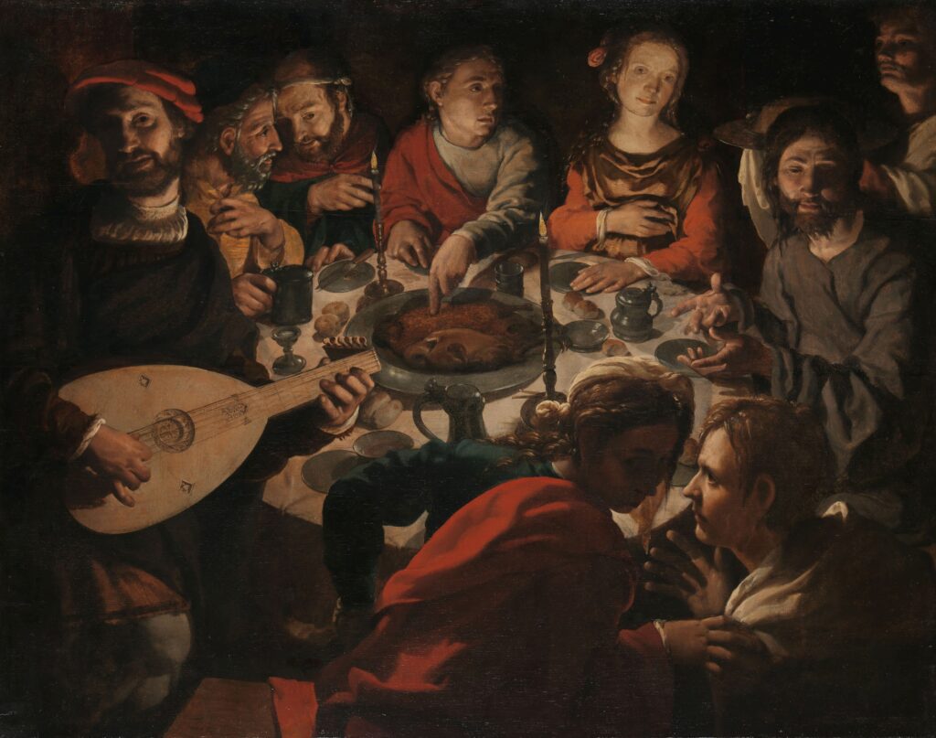Jan Cornelisz Vermeyen, The Marriage at Cana, between 1530 and 1532 Oil on panel, 26.1 x 33.4 in Rijksmuseum, Amsterdam