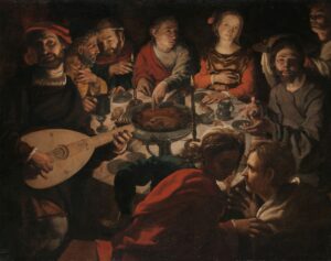 Jan Cornelisz Vermeyen, The Marriage at Cana, between 1530 and 1532 Oil on panel, 26.1 x 33.4 in Rijksmuseum, Amsterdam